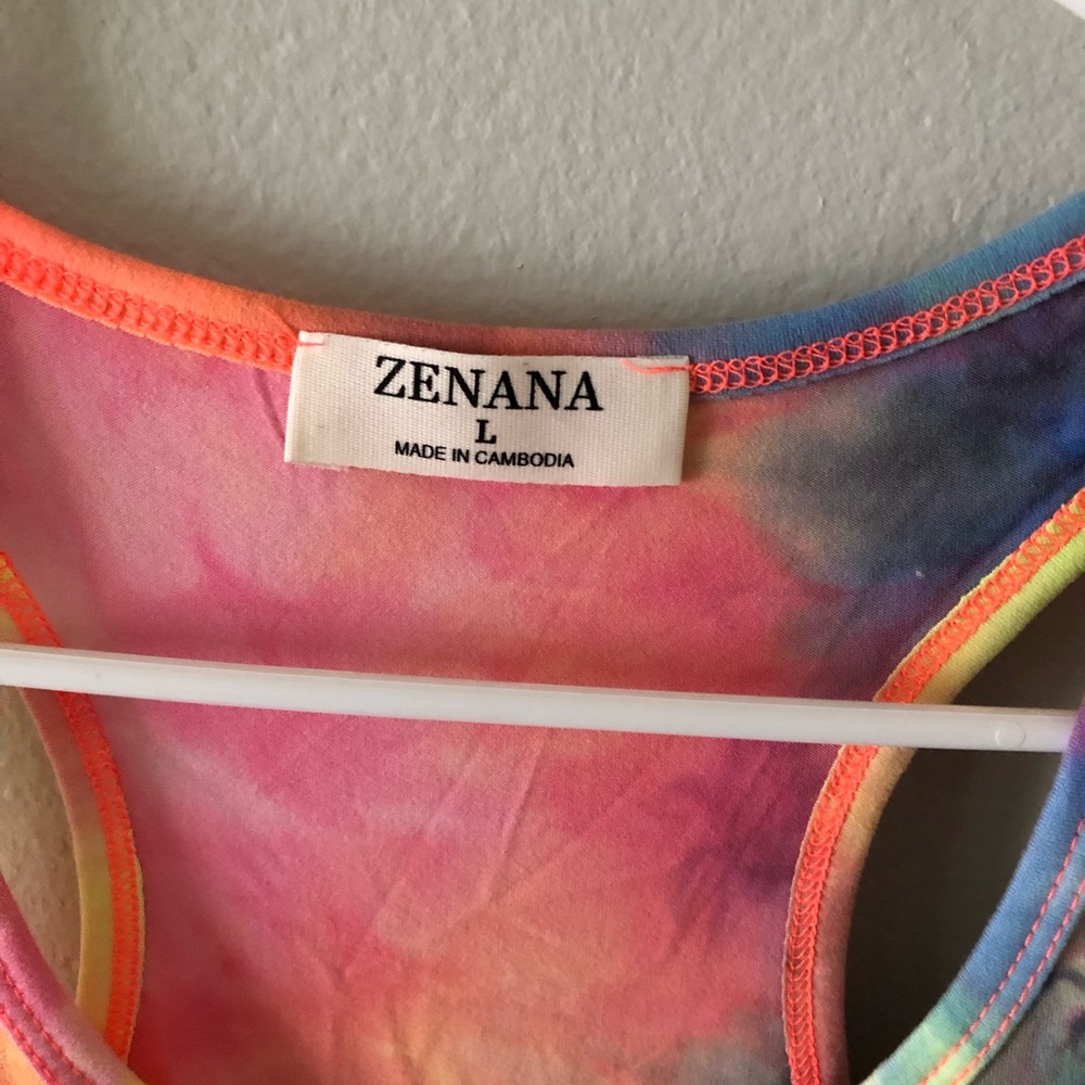 Zenana Tie Dye Bodysuit NWOT - Picture 2 of 2